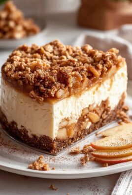 Apple Crumble Cheesecake