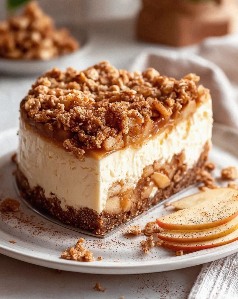 Apple Crumble Cheesecake – Schritt 1