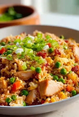 Asiatischer Hähnchen Gebratener Reis: Schnelles & Leckeres Rezept