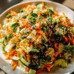 Asiatischer Salat mit Chinakohl und Sesam-Dressing genießen!