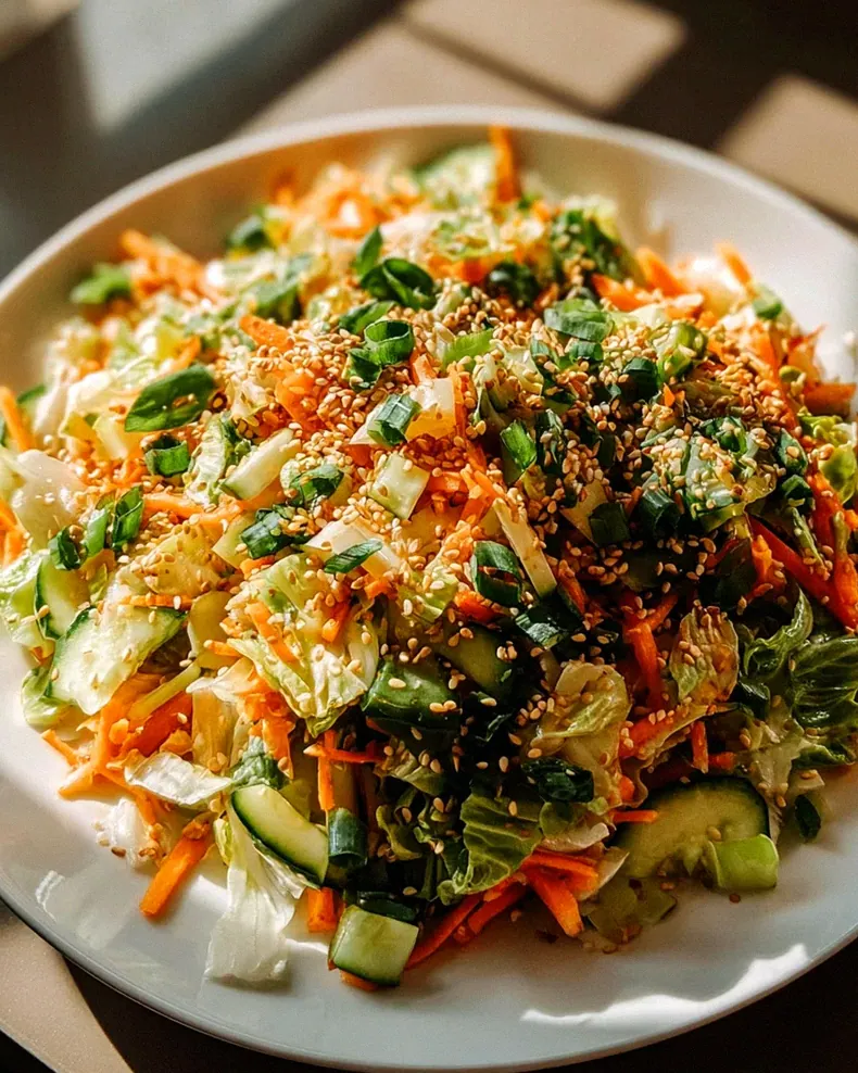 Asiatischer Salat mit Chinakohl und Sesam-Dressing genießen! – Schritt 1