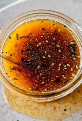 Balsamico-Senf-Honig-Dressing