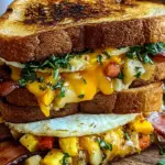 Bauernfrühstücks-Sandwich