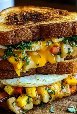 Bauernfrühstücks-Sandwich