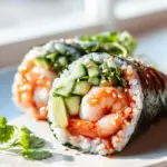 Blitzschnelle Scharfe Garnelen-Sushi Wraps mit Sriracha Mayo