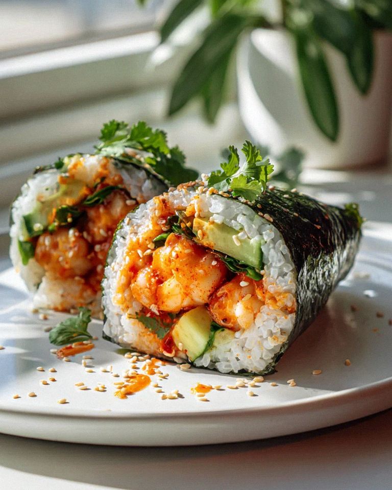Blitzschnelle Scharfe Garnelen-Sushi Wraps mit Sriracha Mayo – Schritt 2