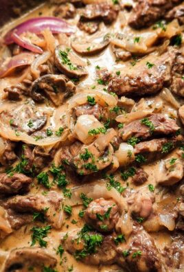 Boeuf Stroganoff