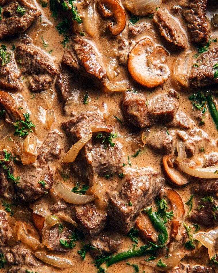Boeuf Stroganoff – Schritt 1