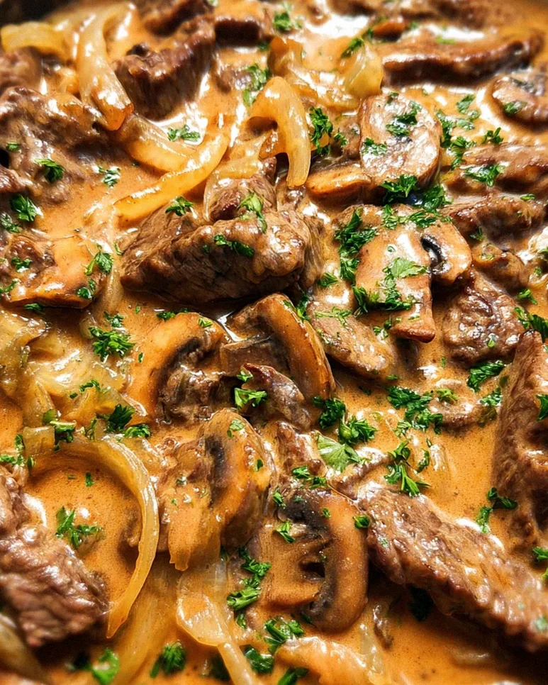 Boeuf Stroganoff – Schritt 2