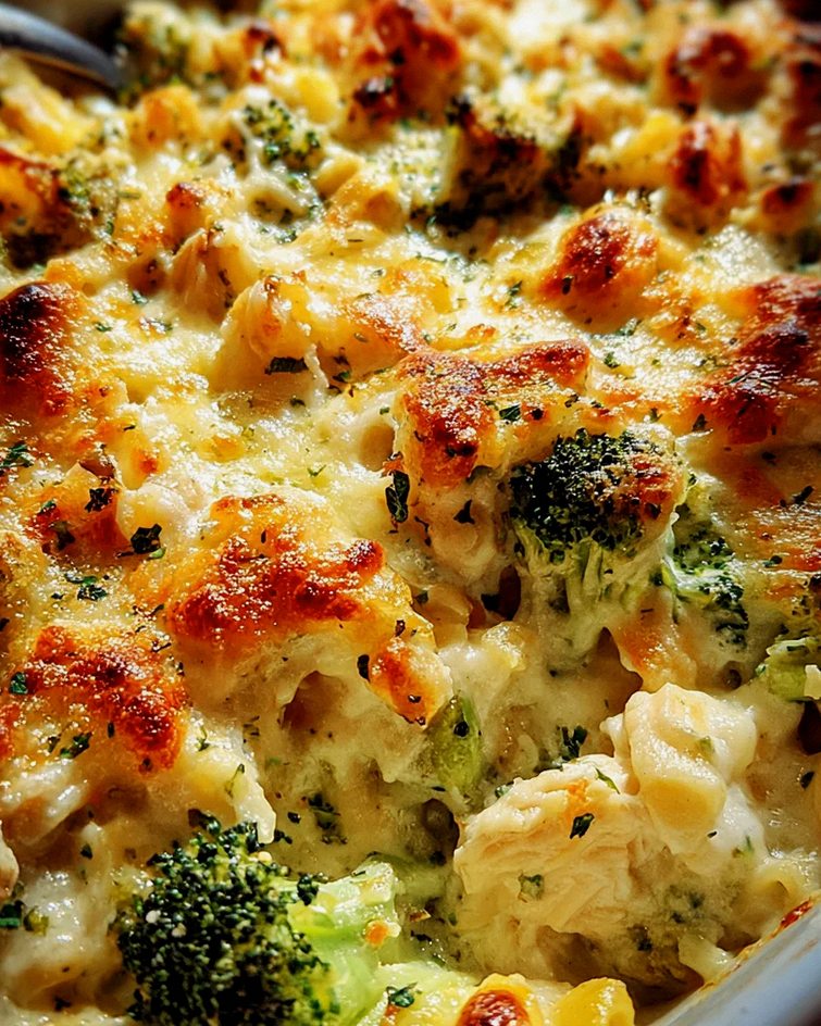 Brokkoli Hähnchen Auflauf mit Frischkäse und Mozzarella – Schritt 2