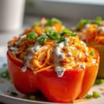 Buffalo Chicken Stuffed Peppers – Pikante Paprika-Sensation!