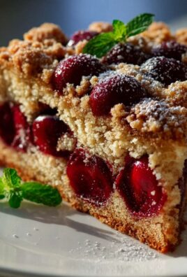 cherry juice Extractkuchen mit Streusel – Himmlisch lecker!