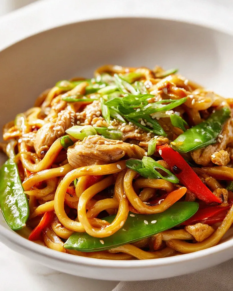 Chicken Yaki Udon Skillet: Dein einfaches Wohlfühlessen – Schritt 1