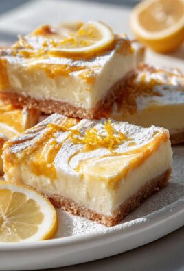Cream Cheese Swirl Lemon Bars: Bright & Creamy Perfection