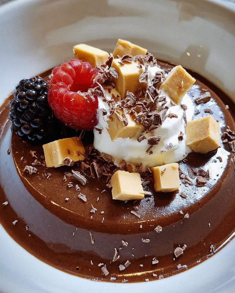 Cremiger Schokoladenpuddingbrei – Schritt 1