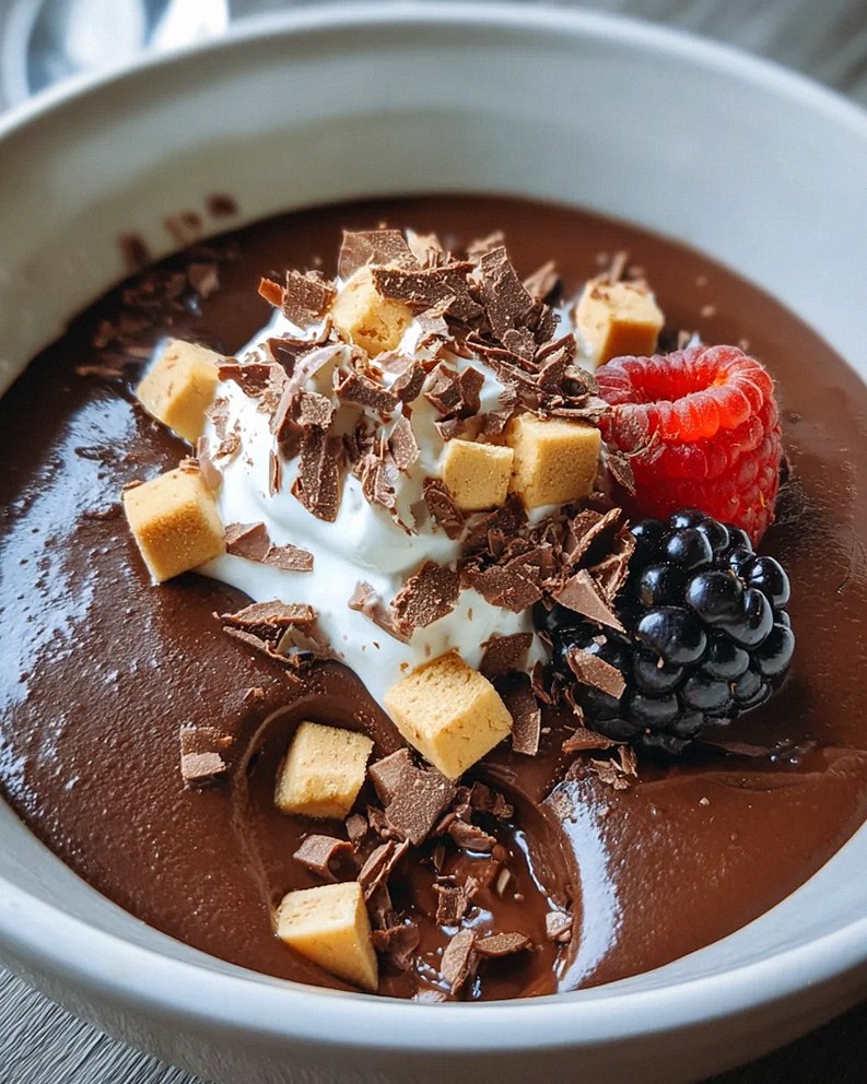 Cremiger Schokoladenpuddingbrei – Schritt 2