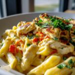Cremiges Südwest Hähnchen Alfredo: Einfaches Familienrezept