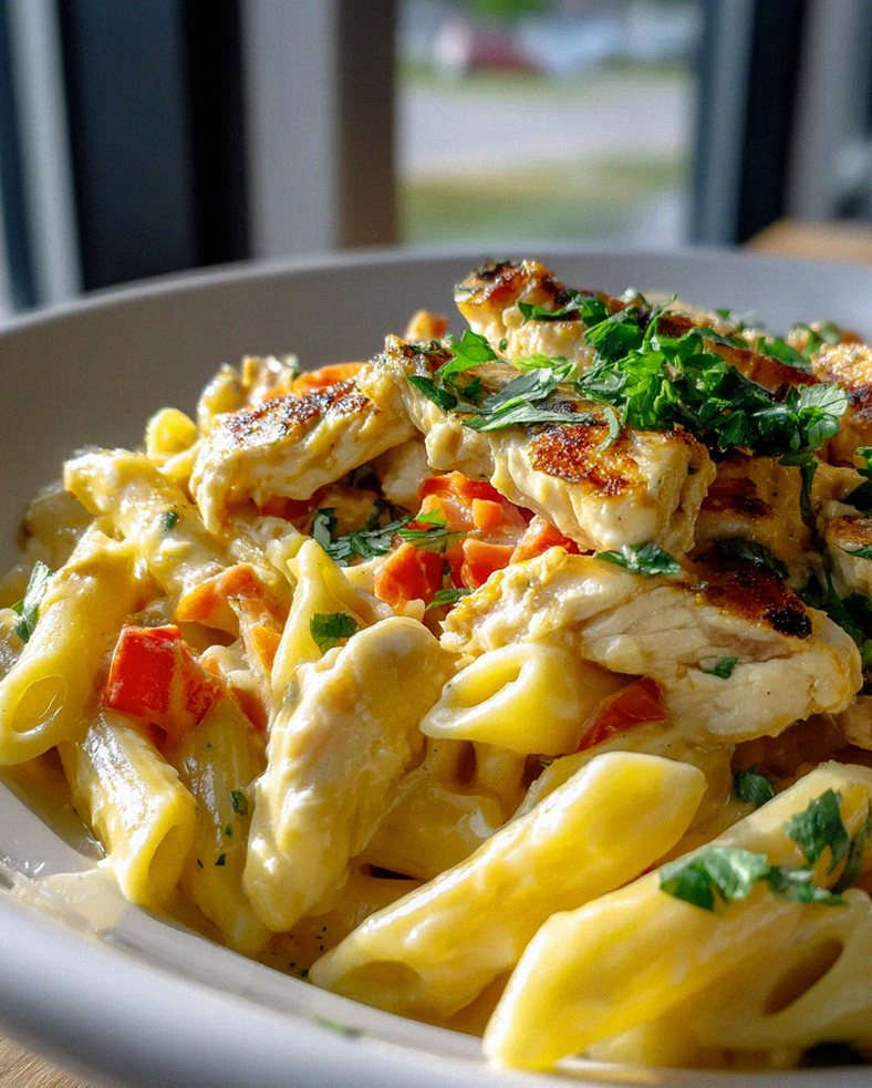 Cremiges Südwest Hähnchen Alfredo: Einfaches Familienrezept – Schritt 1