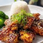 Crispy Caramel Sesame Chicken Delight