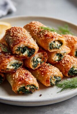 Crispy Feta Spinach Rolls to Fall in Love With