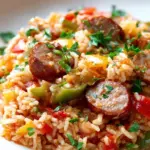 Delicious One Pan Italian Beef Sausage And Rice Recipe