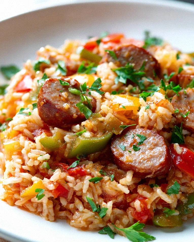 Delicious One Pan Italian Beef Sausage And Rice Recipe – Schritt 1