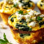 Delicious Spinach Feta Egg Muffins