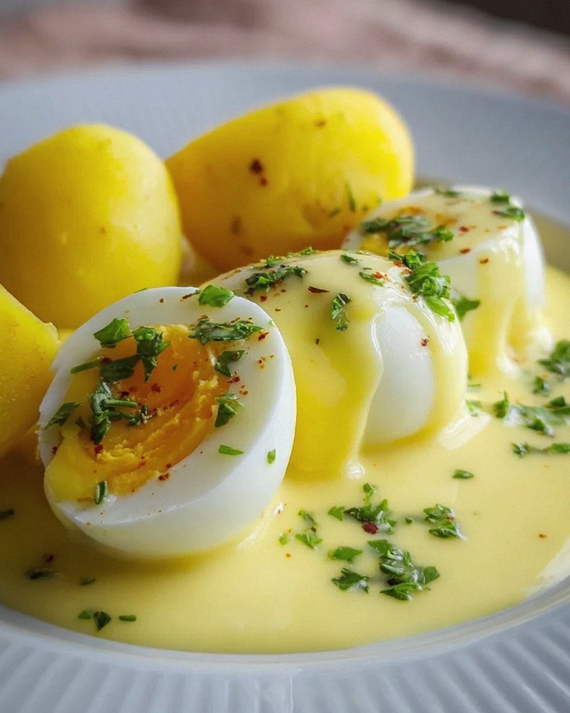 Eier in Senfsoße – Schritt 1