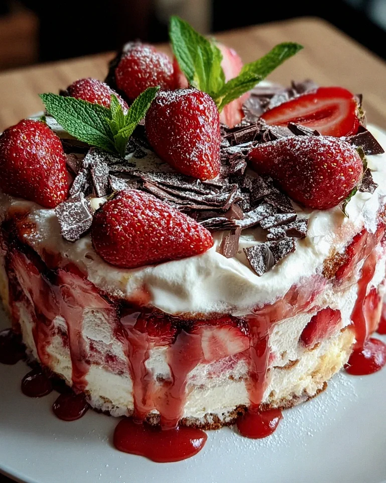 Erdbeer-Stracciatella-Bananen-Torte – Schritt 1