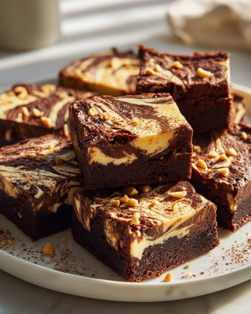 Erdnussbutter-Swirl Frischkäse Brownies – unwiderstehlich! – Schritt 1