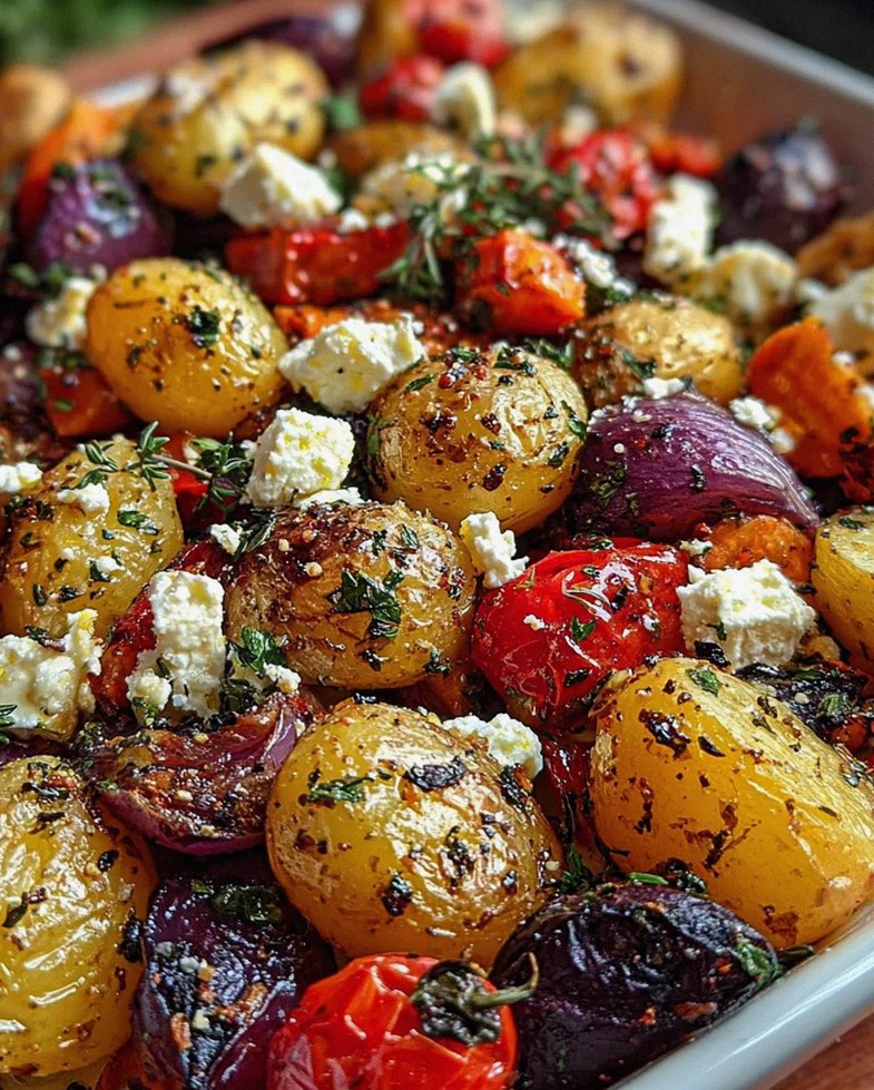 Feta Kartoffeln Ofengemüse – Schritt 1