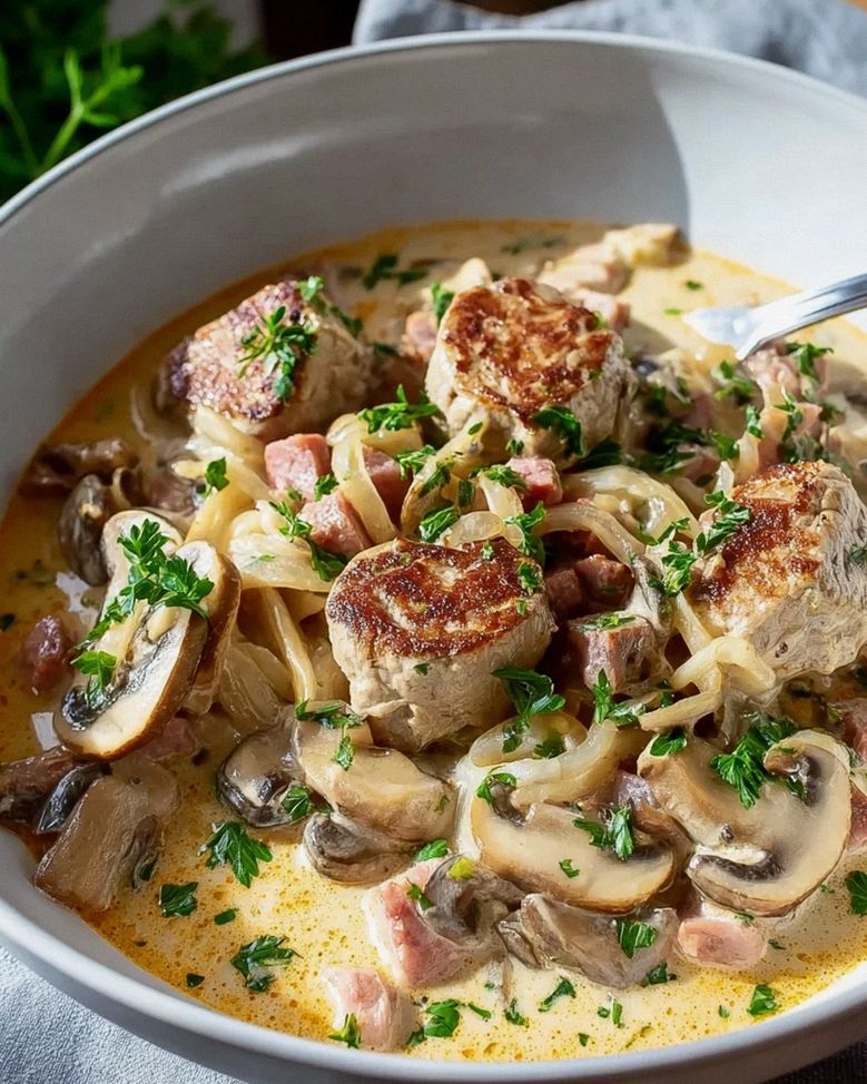 Filettopf mit Champignons – Schritt 2