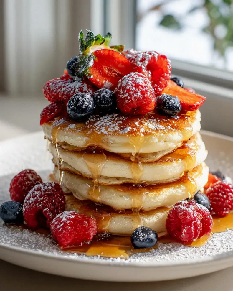 Flauschige Oster Pancakes: Mit Beeren & Ahornsirup Genuss – Schritt 2