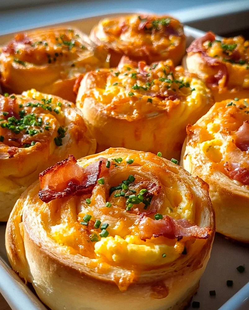 Frühstücksrollen mit Rührei, Käse und Beef Putenspeck Rezept – Schritt 1