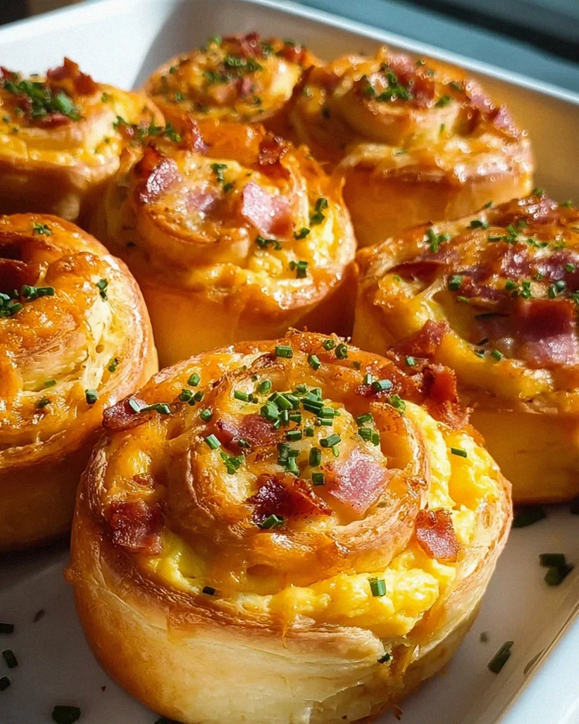 Frühstücksrollen mit Rührei, Käse und Beef Putenspeck Rezept – Schritt 2