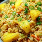 Gebratener Reis mit Ananas