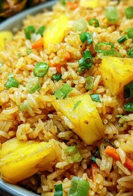 Gebratener Reis mit Ananas