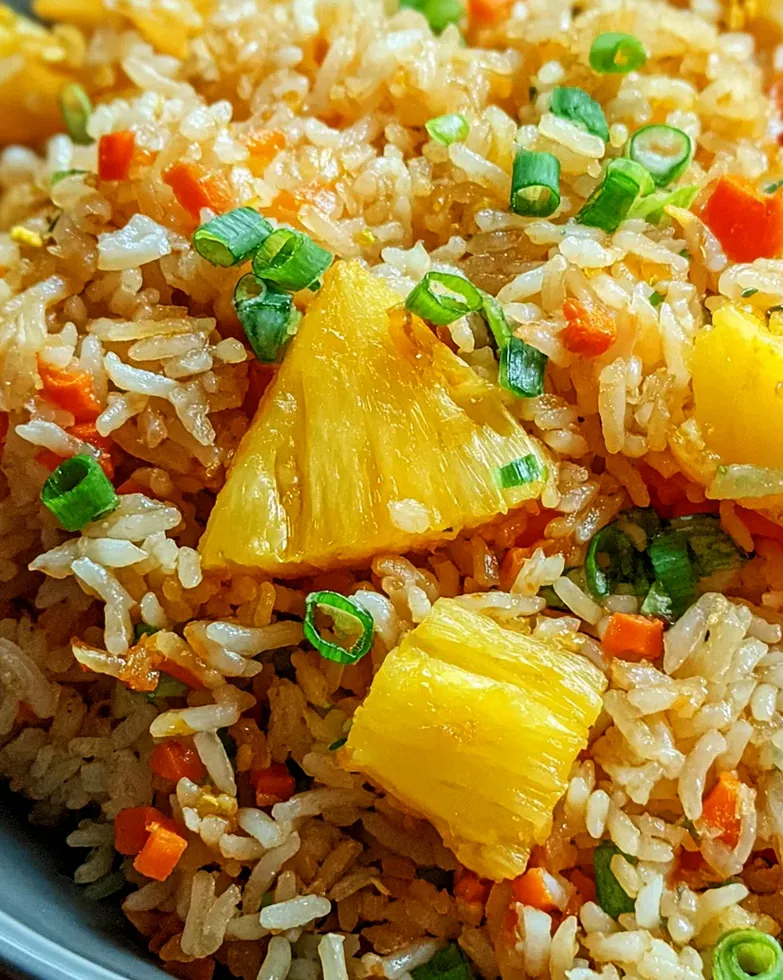 Gebratener Reis mit Ananas – Schritt 1