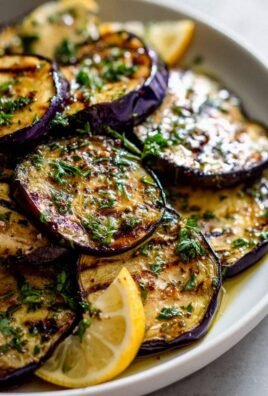 Gegrillte Zitronen-Kräuter-Auberginen – Ein Genuss für alle!