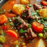 Gemüse Rindfleisch Suppe
