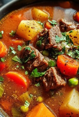 Gemüse Rindfleisch Suppe