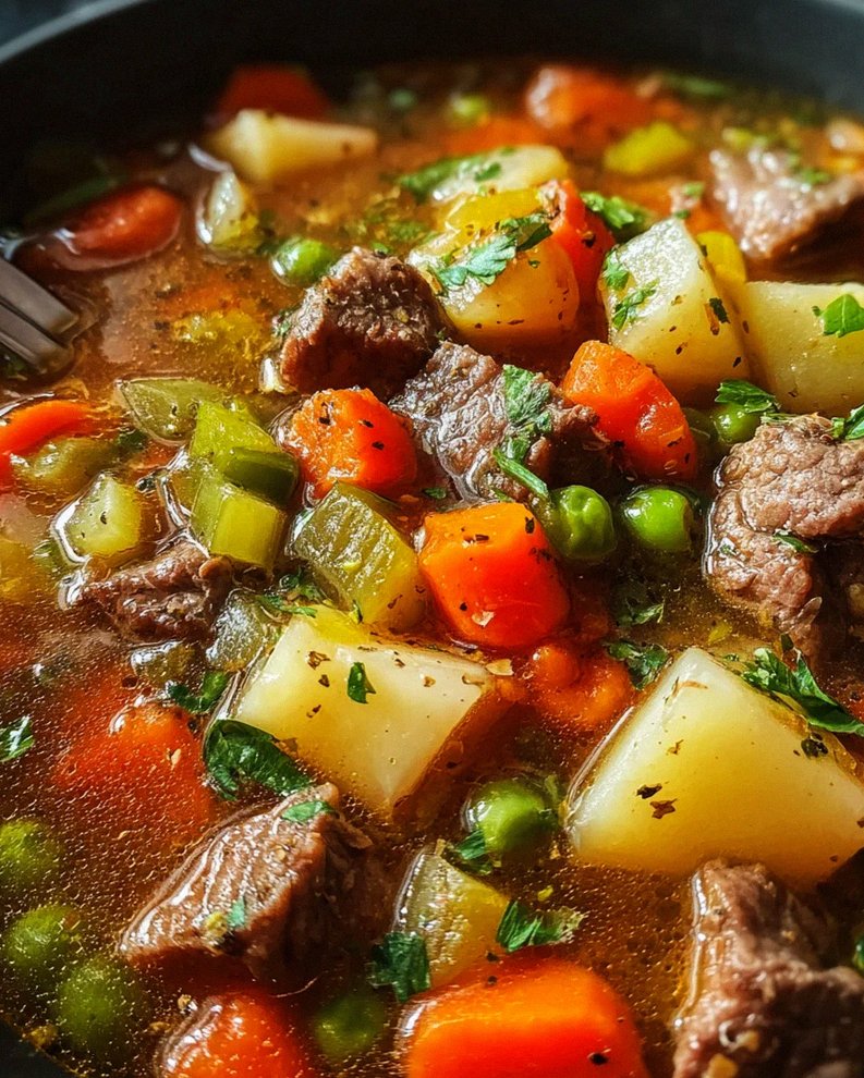 Gemüse Rindfleisch Suppe – Schritt 1