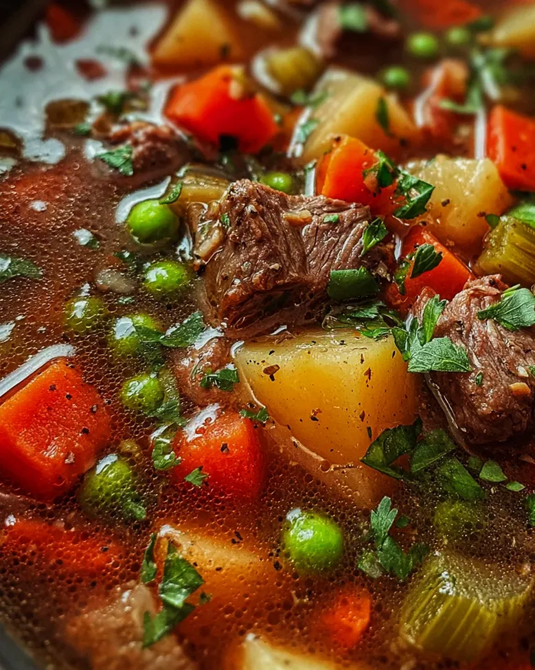 Gemüse Rindfleisch Suppe – Schritt 2
