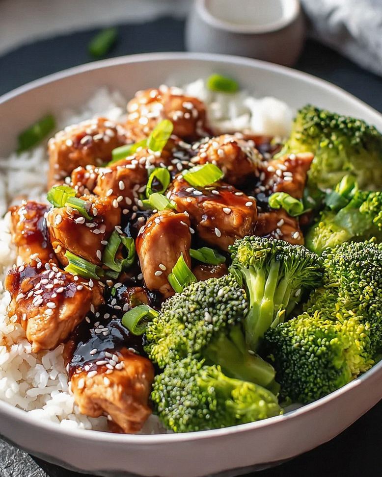 Gesundes Chicken Teriyaki mit Brokkoli und Reis – Lecker! – Schritt 2