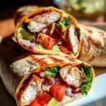 Hähnchen-Wraps mit Blitzsoße