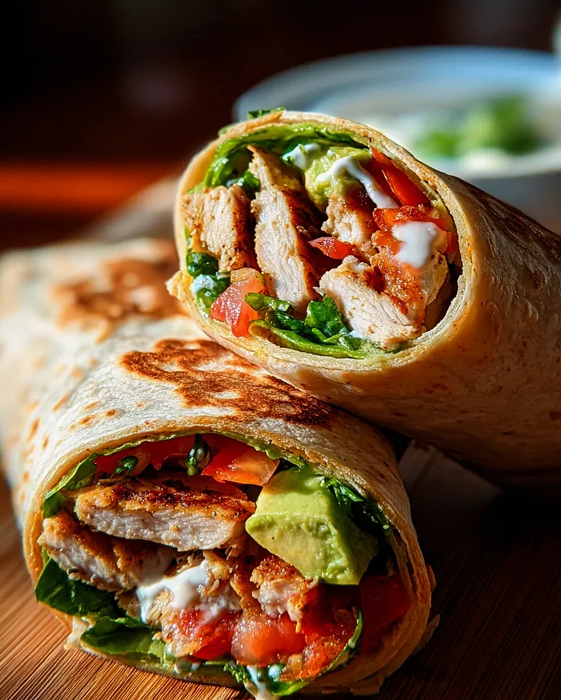 Hähnchen-Wraps mit Blitzsoße – Schritt 1