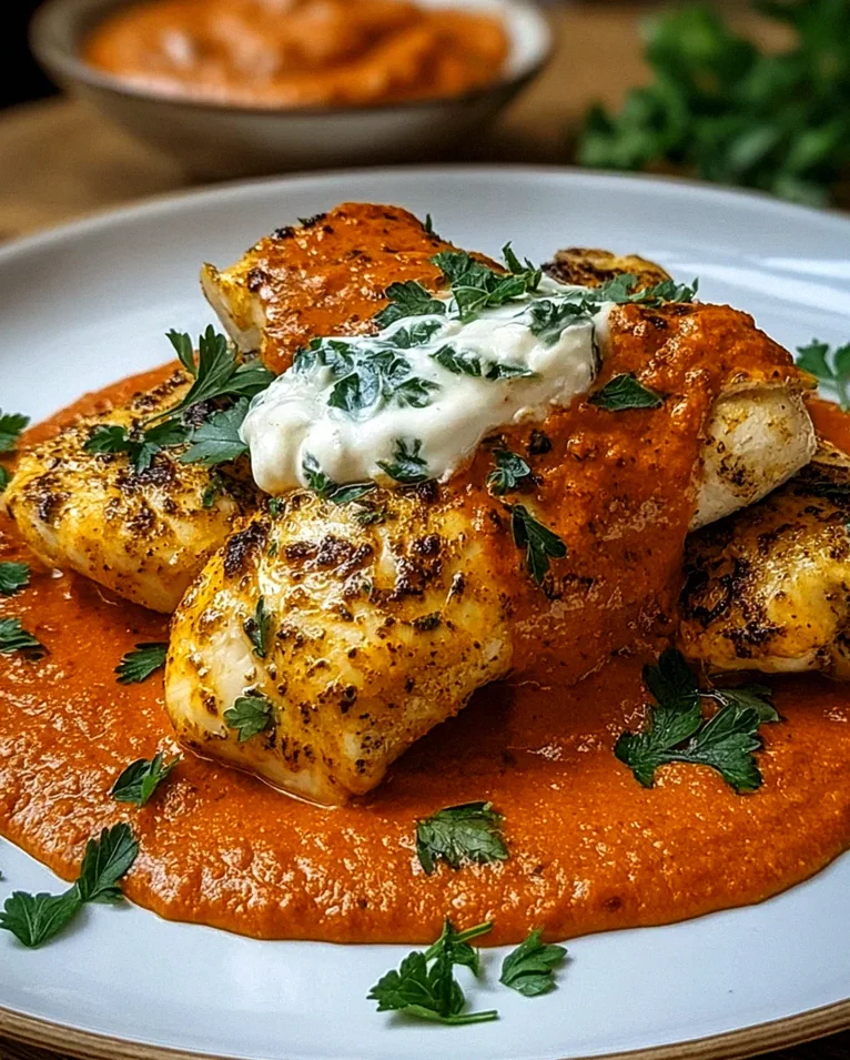 Hähnchenfilets mit einer Ajvar-Schmandsauce – Schritt 1