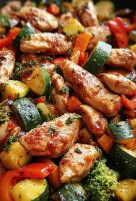 Hähnchenpfanne mit Gemüse (Low Carb)