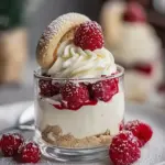 Himmlische Vanillekipferl Dessert mit alkoholfreien Beeren