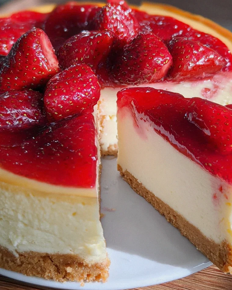 Käsekuchen mit Erdbeeren – Schritt 2